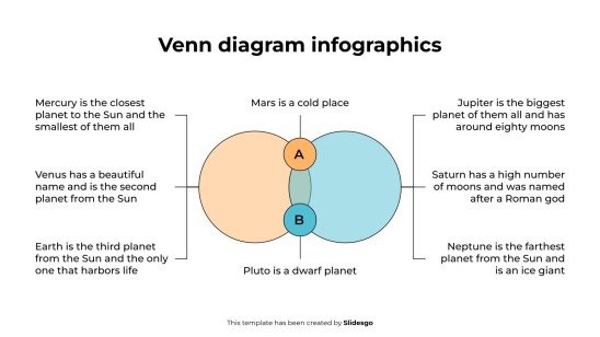 Venn Diagram Infographics presentation template 