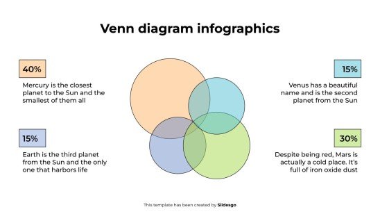 Venn Diagram Infographics presentation template 