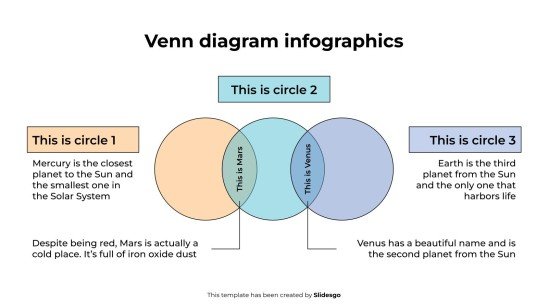 Venn Diagram Infographics presentation template 