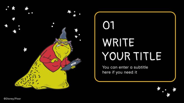 Modelo de apresentação Monstros S.A.