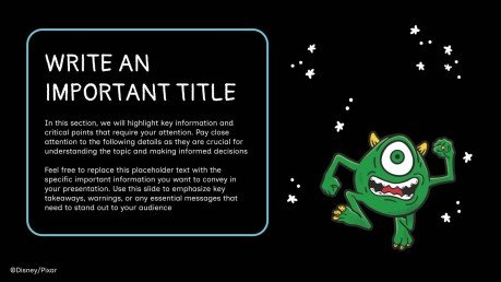 Modelo de apresentação Monstros S.A.