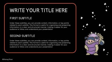 Modelo de apresentação Monstros S.A.