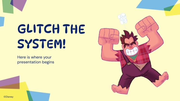 Modelo de apresentação Detona Ralph