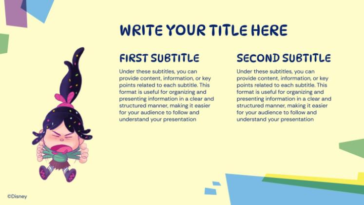 Modelo de apresentação Detona Ralph