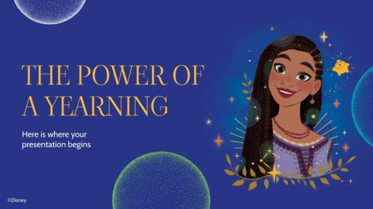 Modelo de apresentação Wish: Fazer um Desejo