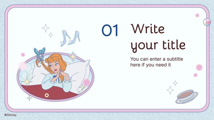 Modelo de apresentação Cinderela