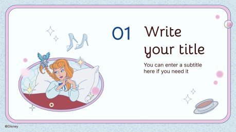 Modelo de apresentação Cinderela