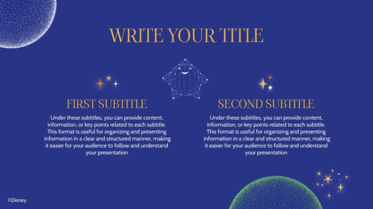 Modelo de apresentação Wish: Fazer um Desejo