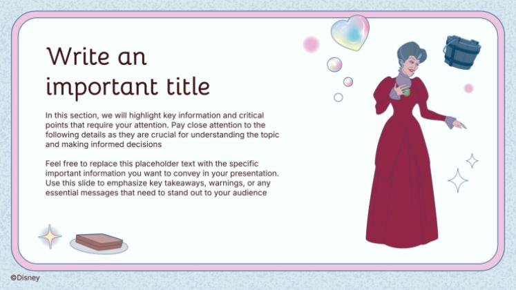 Modelo de apresentação Cinderela