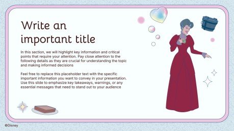 Modelo de apresentação Cinderela