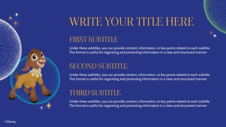 Modelo de apresentação Wish: Fazer um Desejo