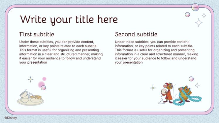 Modelo de apresentação Cinderela