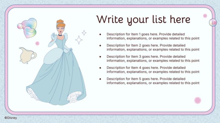 Modelo de apresentação Cinderela