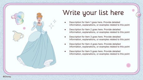 Modelo de apresentação Cinderela