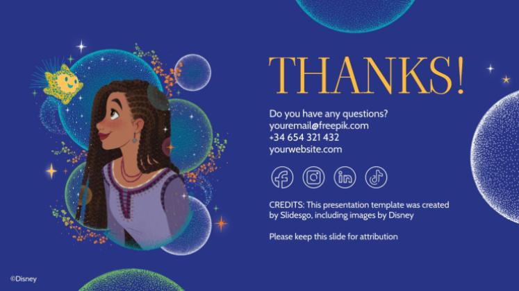 Modelo de apresentação Wish: Fazer um Desejo