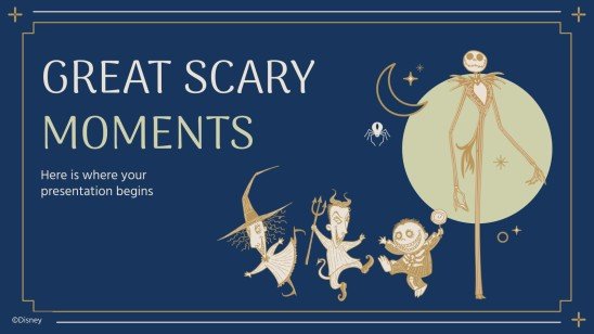 Modelo de apresentação O Estranho Mundo de Jack