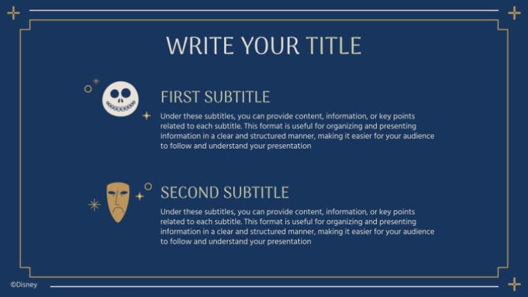 Modelo de apresentação O Estranho Mundo de Jack