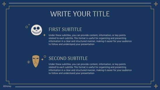 Modelo de apresentação O Estranho Mundo de Jack