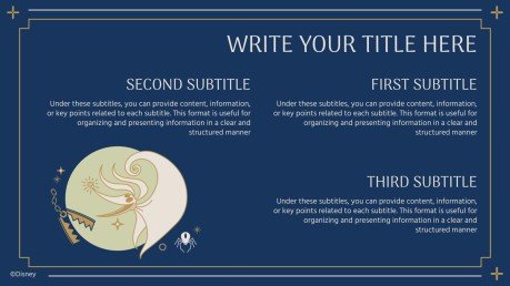 Modelo de apresentação O Estranho Mundo de Jack