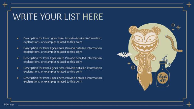 Modelo de apresentação O Estranho Mundo de Jack