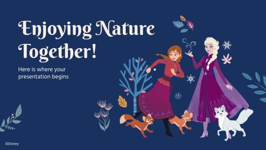 La Reine des neiges Modèles de présentation