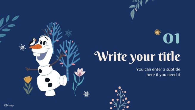 La Reine des neiges Modèles de présentation