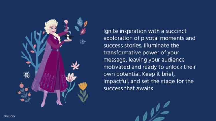 La Reine des neiges Modèles de présentation