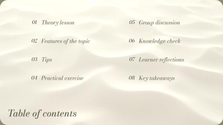 Exercices de pleine conscience Modèles de présentation