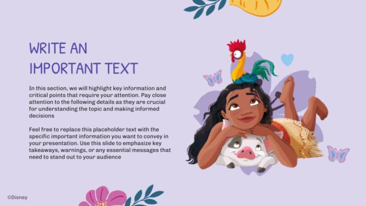 Modelo de apresentação Disney Princesa: Amigas para Sempre