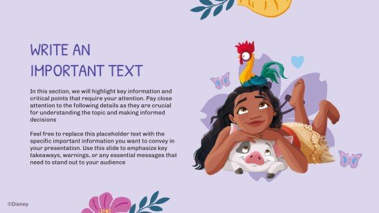 Modelo de apresentação Disney Princesa: Amigas para Sempre