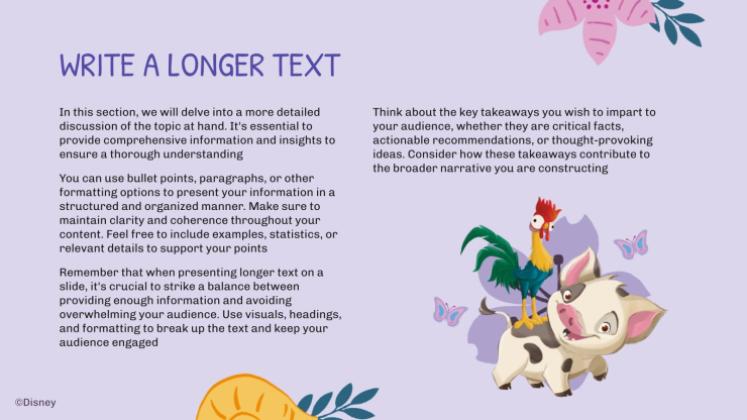 Modelo de apresentação Disney Princesa: Amigas para Sempre