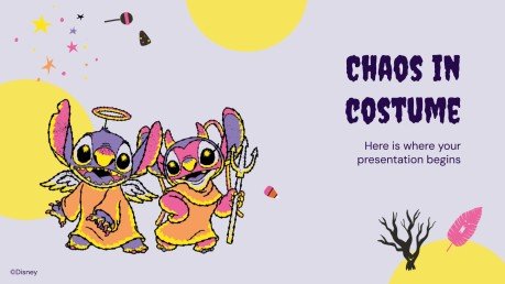 Modelo de apresentação Lilo e Stitch Halloween