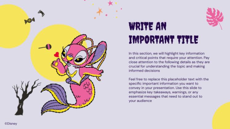 Modelo de apresentação Lilo e Stitch Halloween