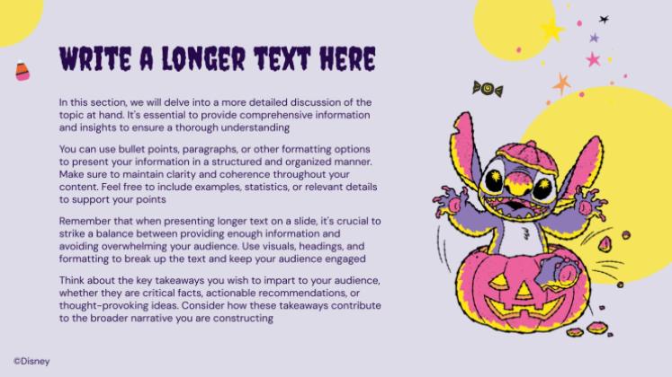 Modelo de apresentação Lilo e Stitch Halloween