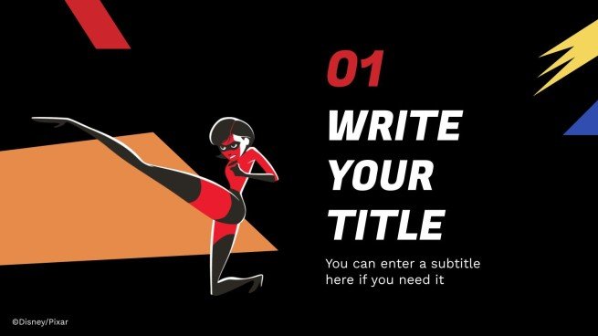 Modelo de apresentação Os Incríveis