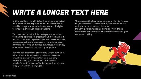 Modelo de apresentação Os Incríveis