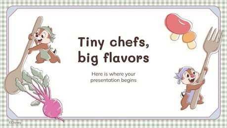 Plantilla de presentación Chip y Chop