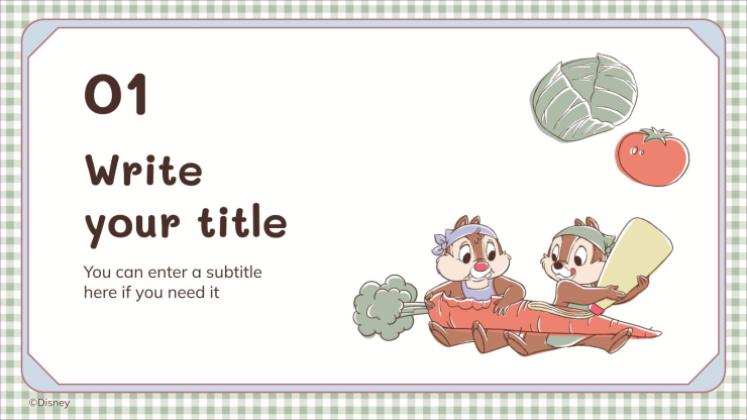 Plantilla de presentación Chip y Chop