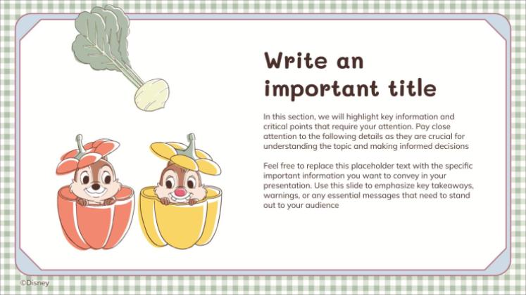 Plantilla de presentación Chip y Chop