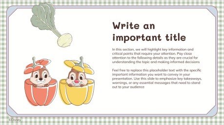 Plantilla de presentación Chip y Chop