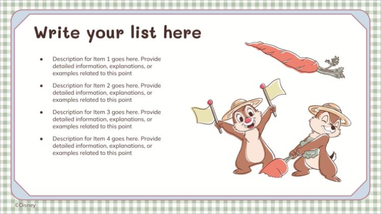 Plantilla de presentación Chip y Chop