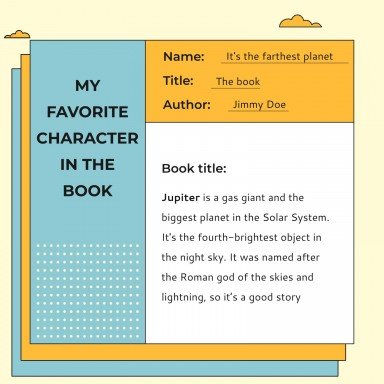 다채로운 도서 보고서 프레젠테이션 템플릿