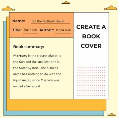 다채로운 도서 보고서 프레젠테이션 템플릿