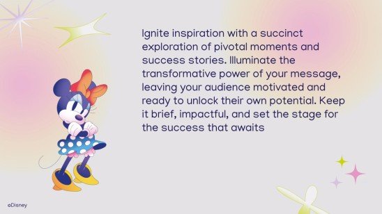 Minnie and Daisy presentation template 