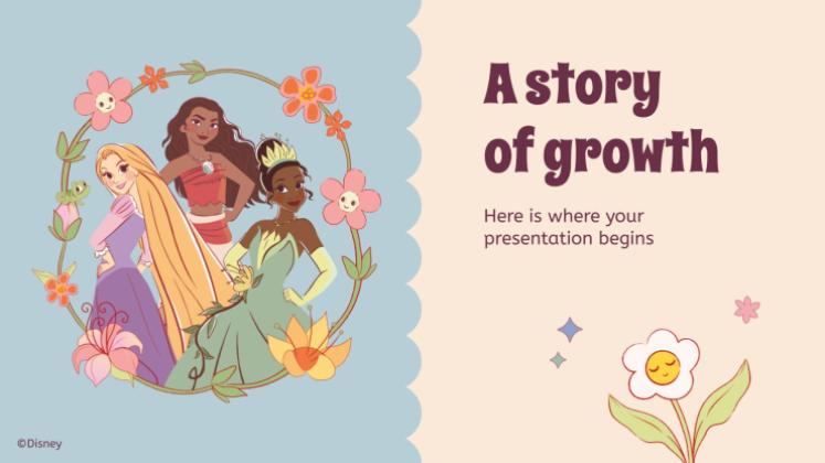 Disney Princess presentation template 