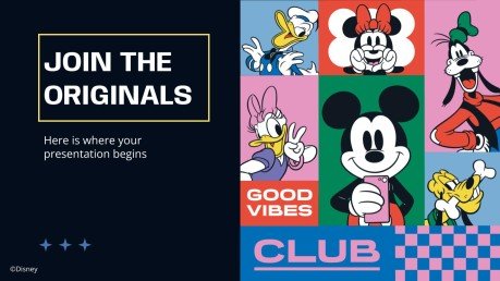 Micky Maus und Freunde Präsentationsvorlage