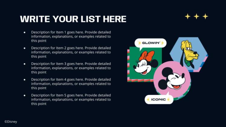 Micky Maus und Freunde Präsentationsvorlage