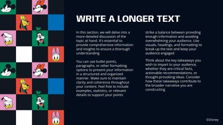 Micky Maus und Freunde Präsentationsvorlage