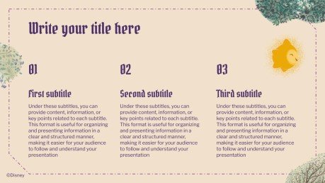 Wish presentation template 
