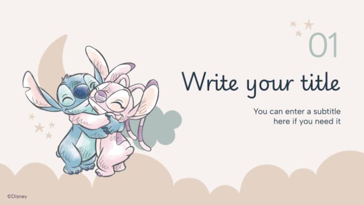Lilo and Stitch presentation template 